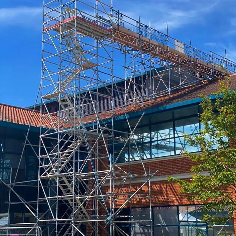 Commercial Scaffolding for Caldecote Business Park, Milton Keynes
