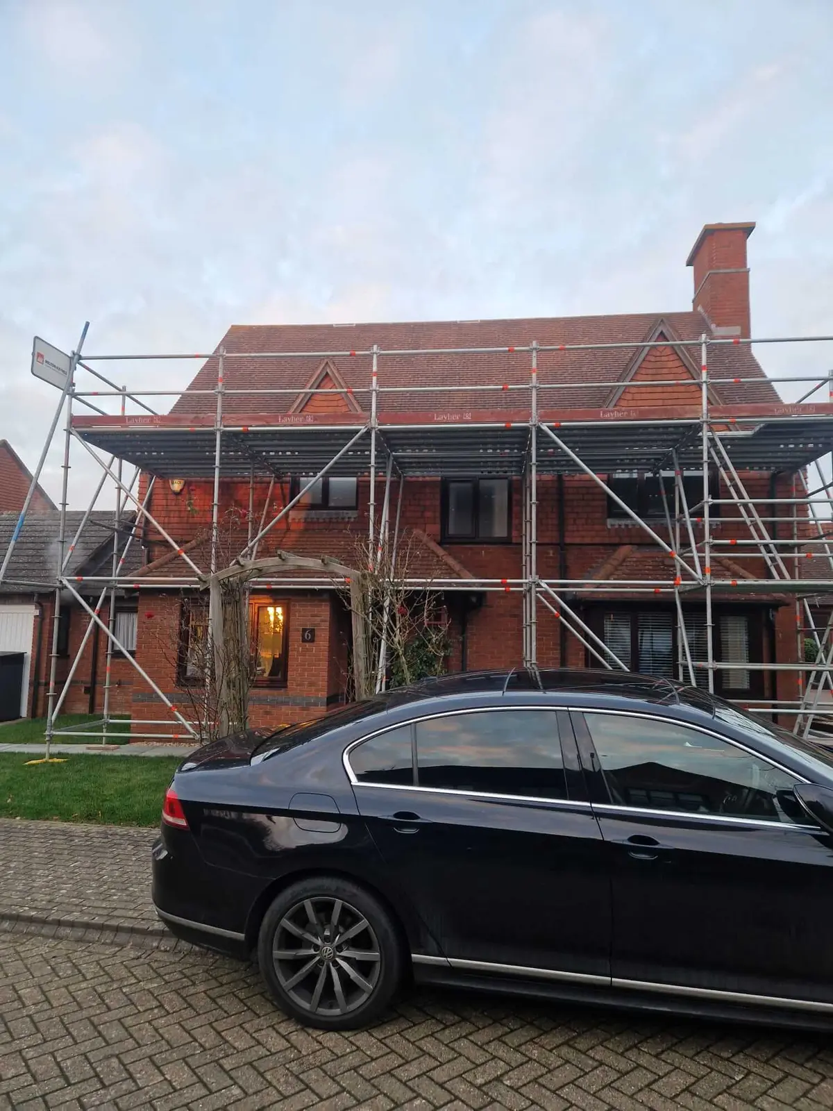 Domestic Scaffolding for Solar Panel Installation in Milton Keynes