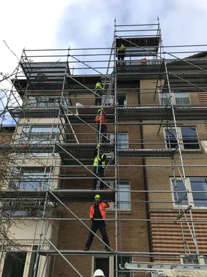Thumbnail for Emergency Scaffolding at Lovat Fields Village, Milton Keynes