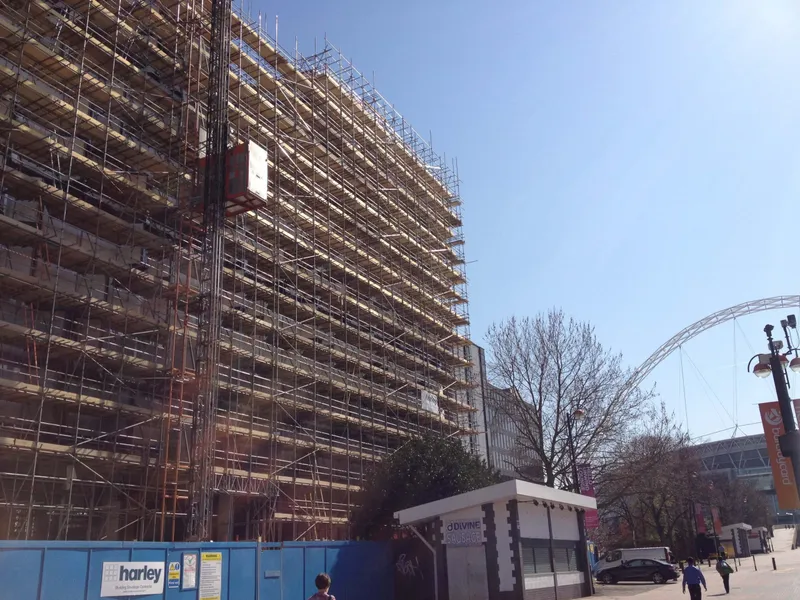 Scaffolding for Luxury Apartments near Wembley Stadium